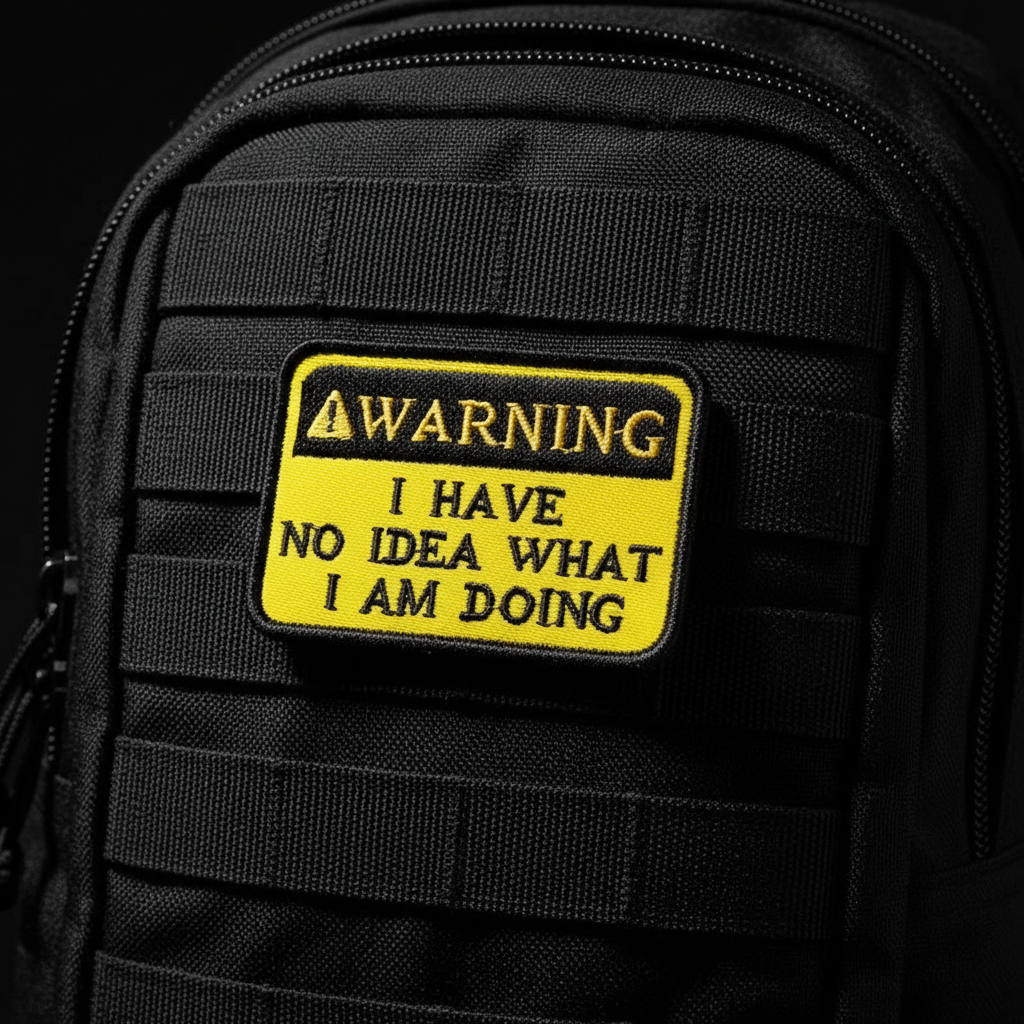 Klett-Patch Patch "Warning No Idea" von Family Mission
