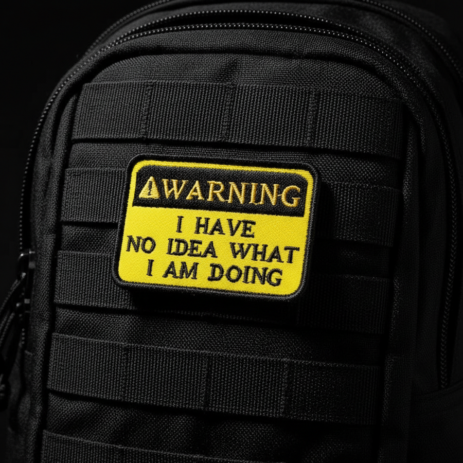 Klett-Patch Patch "Warning No Idea" von Family Mission