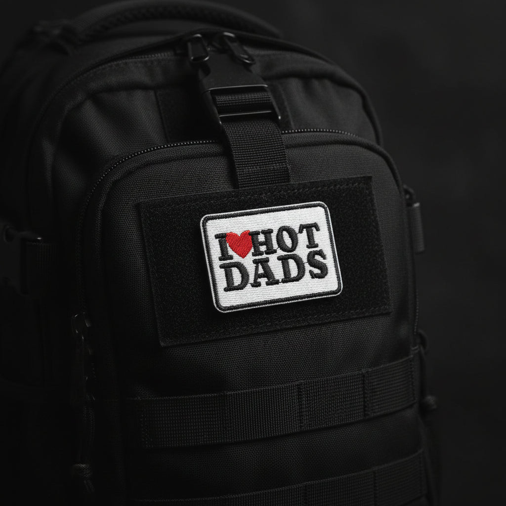Klett-Patch Patch "I <3 Hot Dads" von Family Mission