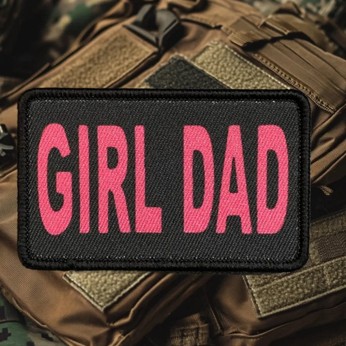 Klett-R&uuml;ckseite bei Patch "Girl Dad" von Family Mission