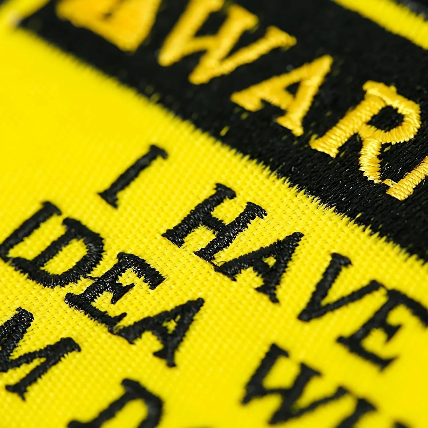 Patch "Warning No Idea"